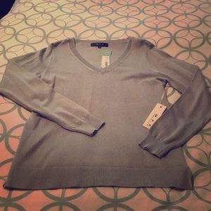 Pale Blue VNeck Sweater